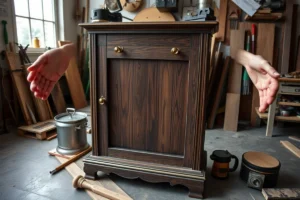Coat Hanger Stand With Storage