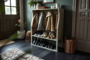 Coat Rack And Shoe Storage
