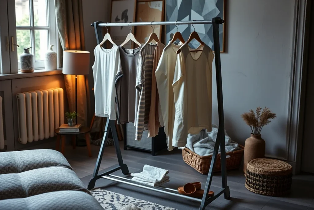 Foldable Clothes Drying Rack