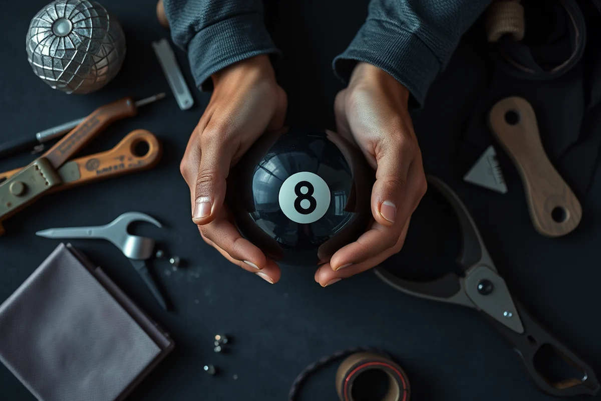 how to rack 8 ball — How To Rack 8 Ball (the finished result)